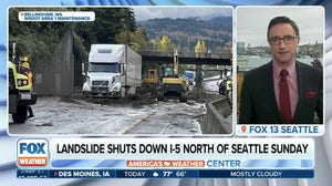 Interstate 5 north of Seattle closed for hours after landslide