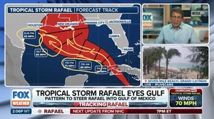 Tropical Storm Rafael continues to strengthen, eyes Gulf of Mexico