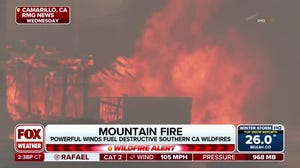 Mountain Fire continues rapid spread in Southern California