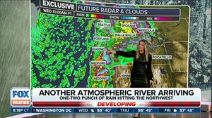 Second atmospheric river takes aim at Pacific Northwest this week