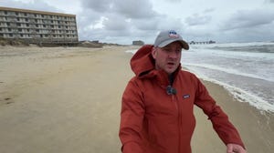 Outer Banks hit by coastal storm, producing hazardous conditions