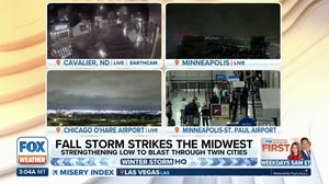 Upper Midwest being blasted by rain, snow as strengthening storm moves through region