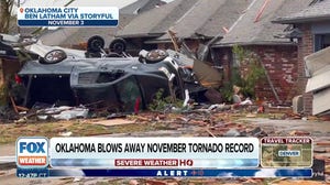 Oklahoma shatters record for November tornadoes