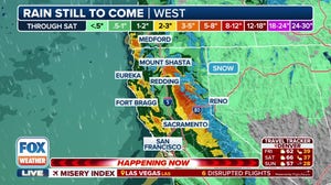 California and Oregon blasted with rain and snow from Atmospheric River