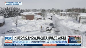 Historic lake-effect snowstorm drops 4 feet on Copenhagen, New York