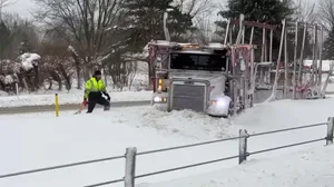 Watch: Dangerous travel conditions reported in Pennsylvania, Ohio due to winter storm