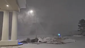 Watch: Heavy, blowing snow slams western New York