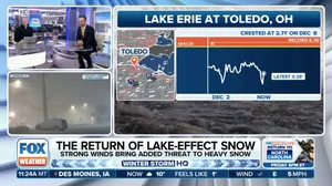 Seiche prompts low water warning in Toledo on Lake Erie