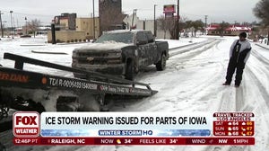 Iowa treats roadways ahead of ice storm