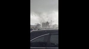 Watch: California tornado tears through Scotts Valley parking lot