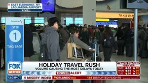 Record number of holiday travelers leading to longer wait times at airports