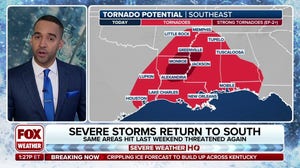 Tornado Watch underway for parts of Arkansas, Louisiana, Texas