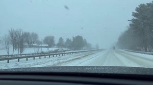 More snow and ice conditions in Staunton, VA