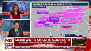 Major winter storm to slam South creating massive travel disruptions from Dallas to Atlanta