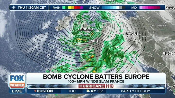 North Atlantic Jet Stream Topping 200 MPH Steers Damaging Storm Toward  Ireland, United Kingdom This Weekend