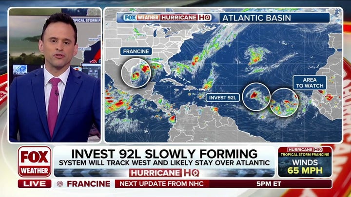 Atlantic tropical disturbance has high chance of development