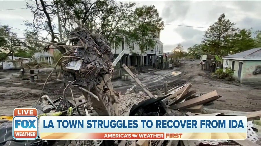 Louisiana town struggles to recover from Ida