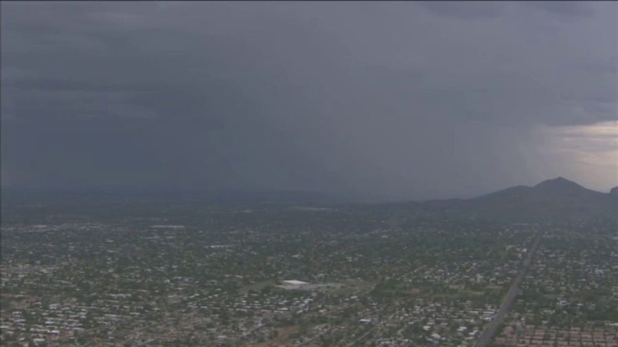 Storms roll through Phoenix on Tuesday 