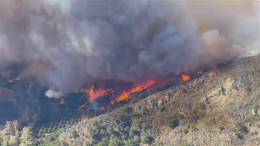 Alisal Fire rapidly grows in Santa Barbara County