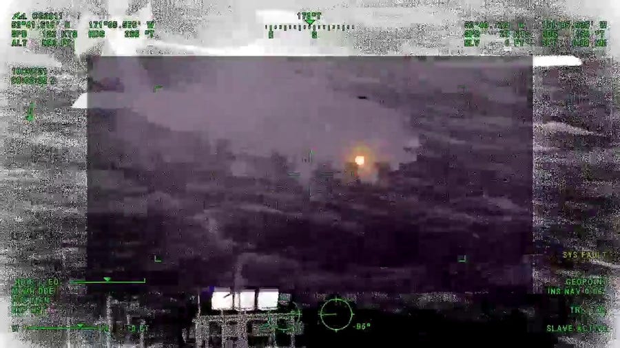 Coast Guard Rescue Off Alaskan Coast