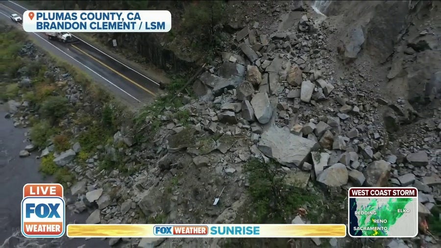 Landslide closes Highway 70 in California