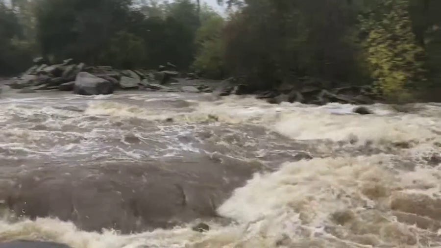 Watch: Flooding reported across Santa Rosa, California 