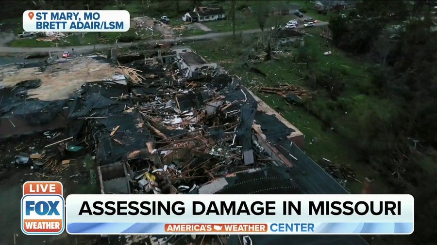 Assessing the damage in Missouri after Sunday's tornadoes