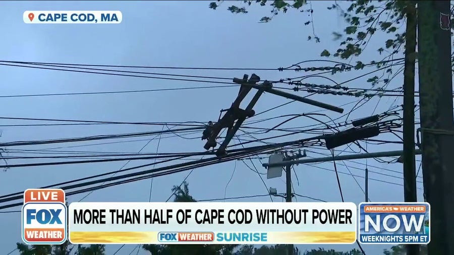More than half of Cape Cod without power after nor'easter