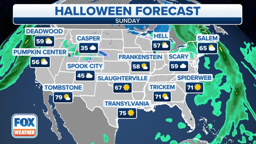 Trick or a treat? What's brewing for your Halloween weather forecast