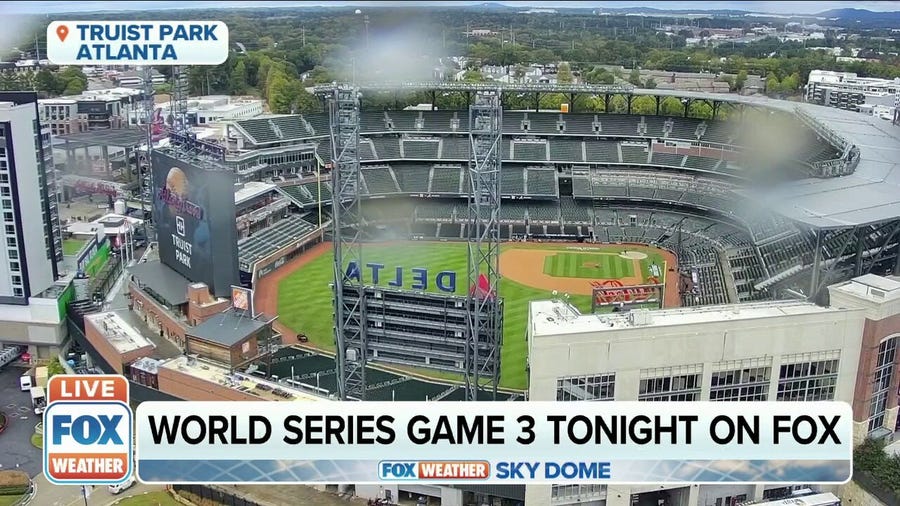 Weather could be damp for Game 3 of World Series