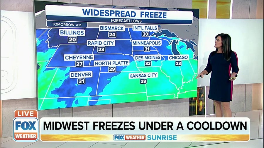 Chilly week ahead for Midwest, northern Plains