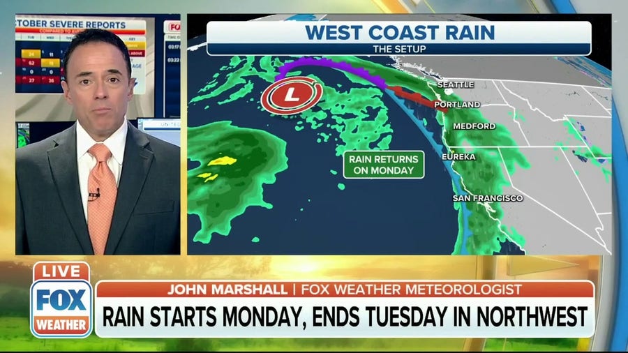 More rain in store for Pacific Northwest