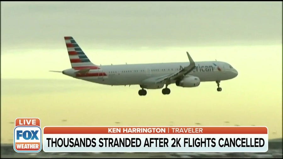 Thousands stranded after American Airlines cancels 2K flights