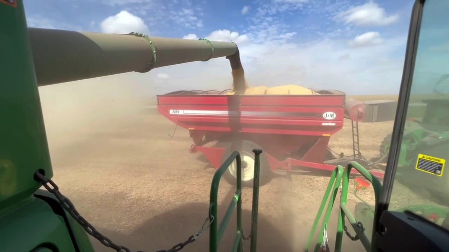 Nebraska farmers on track for record-high harvest despite wild weather swings