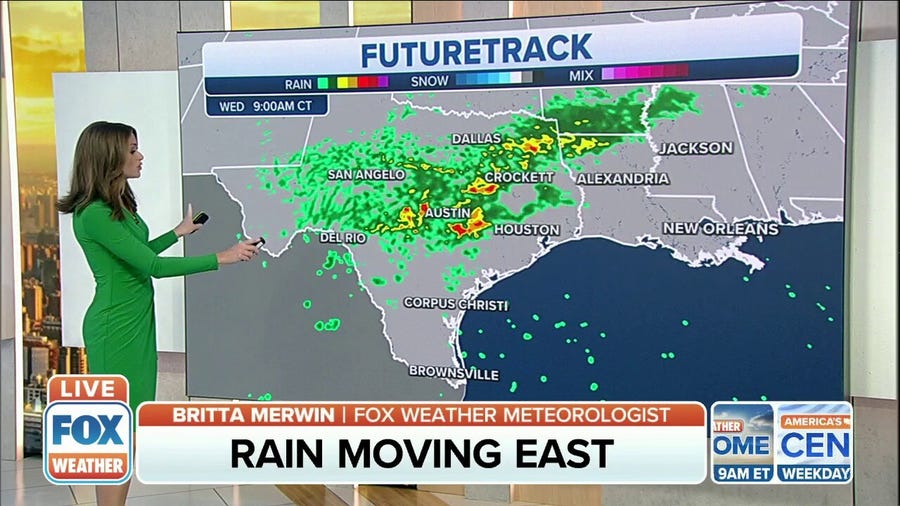 Heavy rain concerns in the Southern Plains