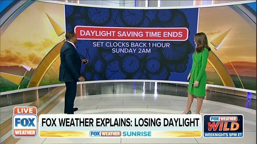Daylight Saving Time ends this weekend