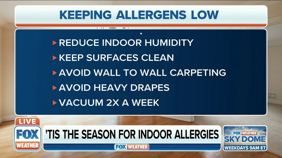With the seasons changing, indoor allergies become more of a problem