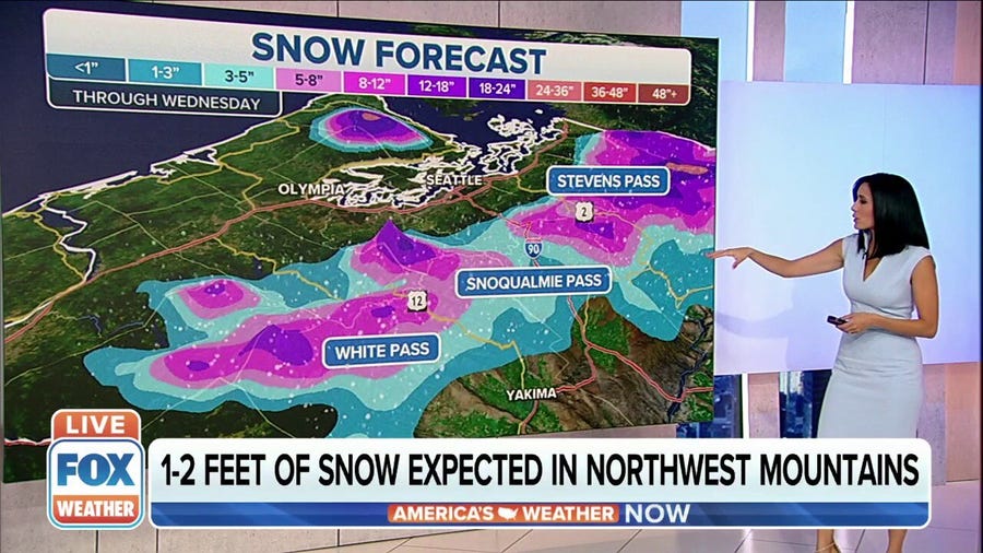 Northwest mountains expected to be hit with 1-2 feet of snow