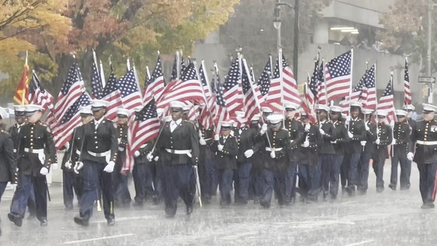 Americans observe Veterans Day from coast to coast