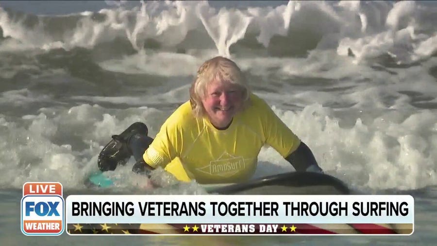 Veterans come together through surfing 