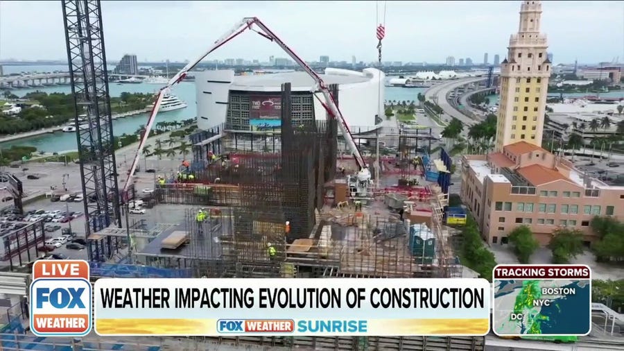 Weather impacting evolution of construction 