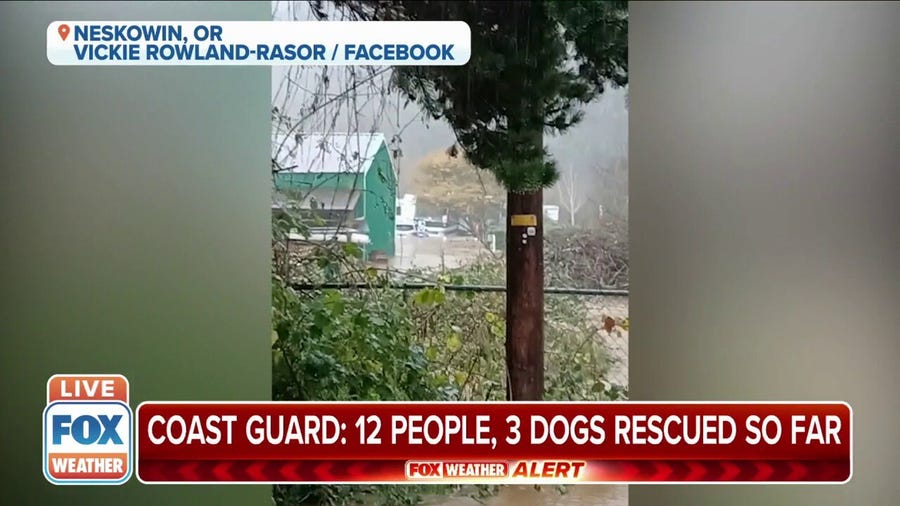 12 people, 3 dogs rescued so far from Oregon RV park