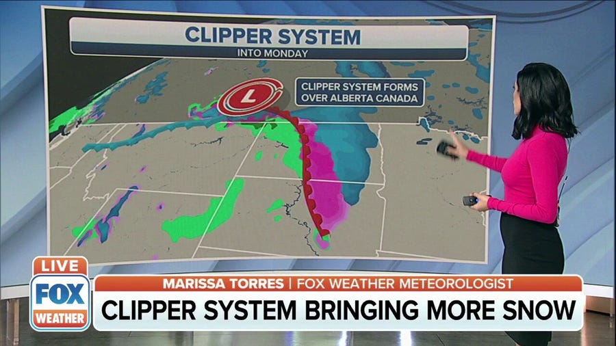 Clipper system from Canada may bring snow to Great Lakes  