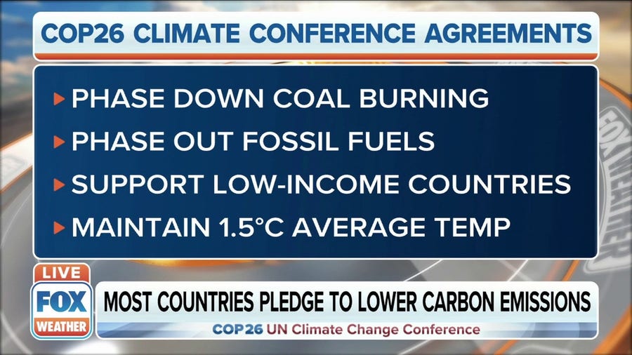 Countries pledge to lower carbon emissions, aim to phase out coal burning