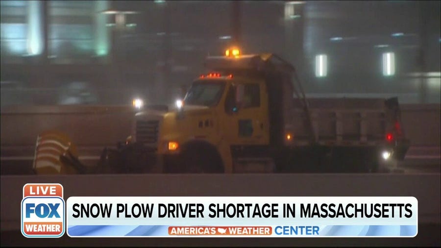 Massachusetts struggles with snowplow driver shortage