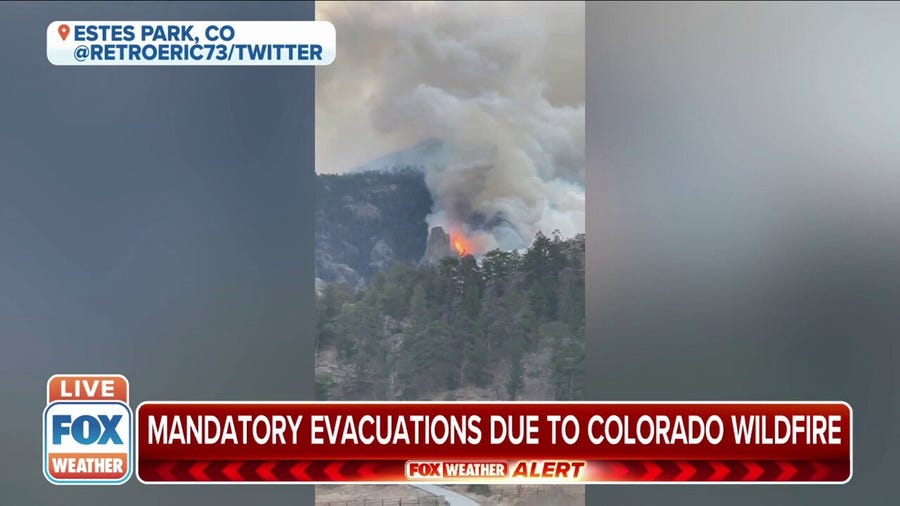 Mandatory evacuations ordered in Colorado due to wildfire