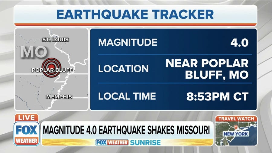 Magnitude 4.0 earthquake rattles Missouri 
