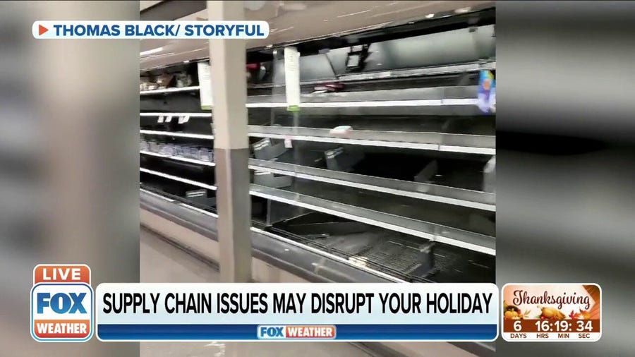 Weather's role in supply chain issues that may disrupt your holiday