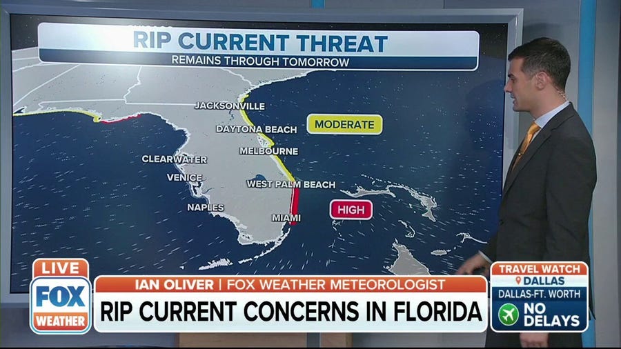 Rip current threat continues for Florida Atlantic coast  