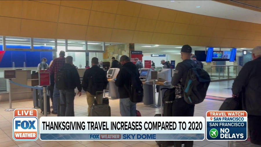 Thanksgiving travel expected to increase compared to 2020